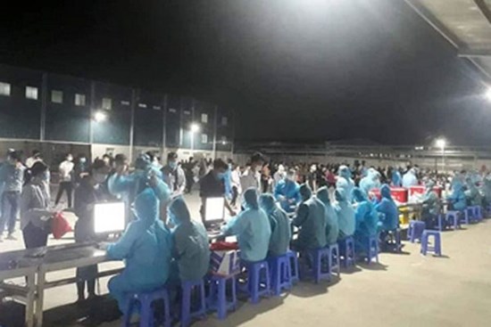 Hà Nội: Thêm 4 trường hợp dương tính mới thuộc ổ dịch liên quan đến Công ty SEI, khu công nghiệp Thăng Long