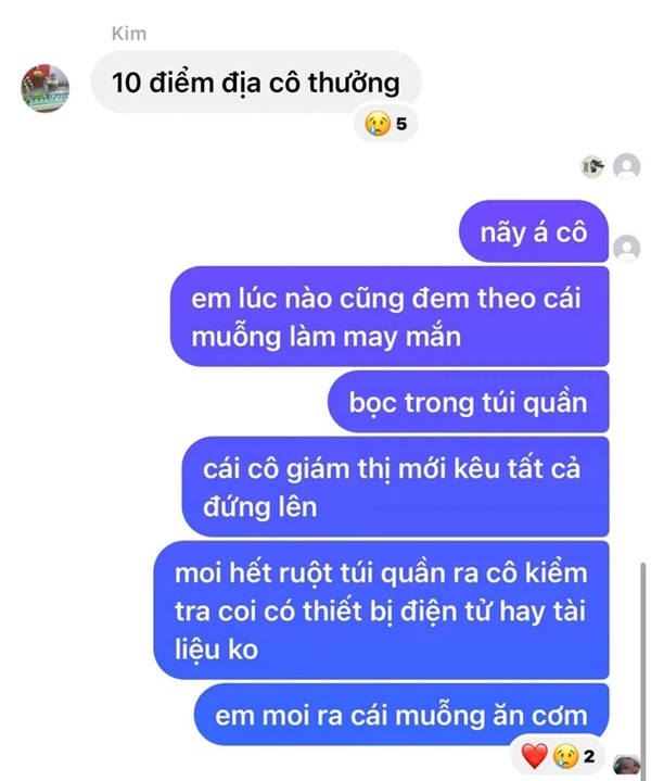 Giám thị yêu cầu tất cả lộn trái túi quần để kiểm tra phao thi”, thí sinh này lấy ra thứ gì mà lên mạng than trời chỉ muộn độn thổ?-1