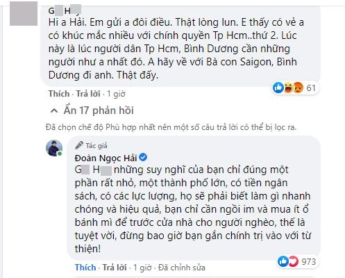 Mới sáng mùng 1 đã bị người lạ đuổi về Sài Gòn, ông Đoàn Ngọc Hải đáp: Bạn chỉ cần ngồi im đã là tuyệt vời!-1