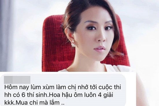 Trước khi dính ồn ào với Vy Oanh, Thu Hoài bị nhiều người tố mua giải hoa hậu