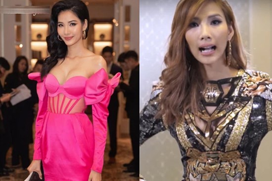 Hoàng Thùy và 2 lần mặc lố gây tranh cãi: Từ The Face cho tới đám cưới Thúy Vân