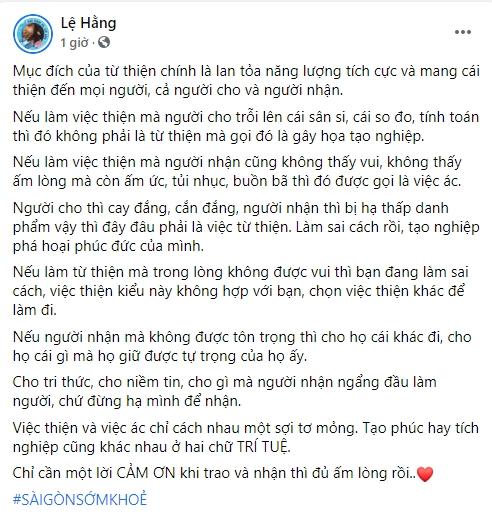 Sao Việt lên án đã từ thiện thì đừng phân biệt sang hèn-5