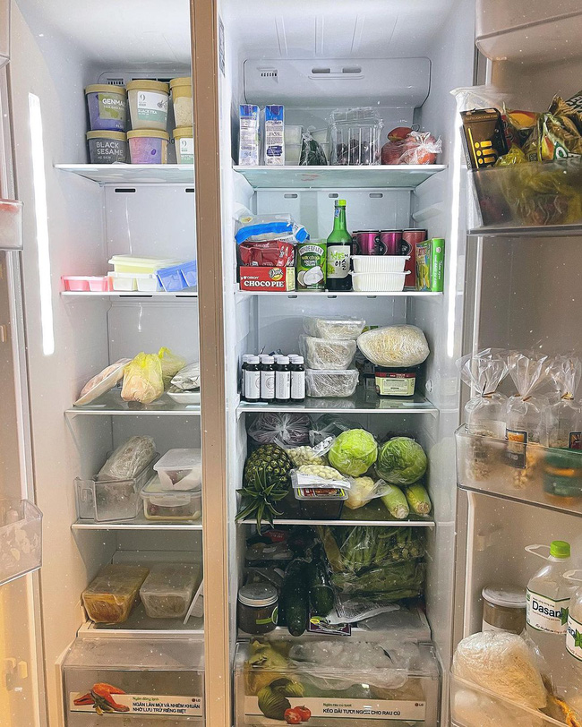 Hội hot mom, hot girl đua nhau khoe đồ ăn tích trữ trong những ngày Sài Gòn giãn cách, khủng nhất là con gái ông trùm Minh Nhựa-4