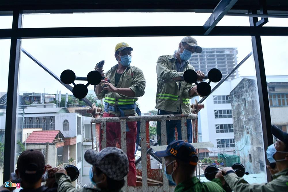 Bên trong bệnh viện dã chiến ở Thuận Kiều Plaza-7