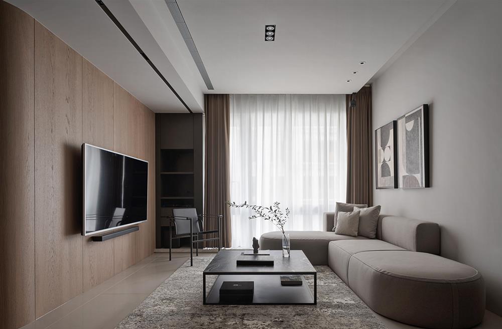 Căn hộ nhỏ tạo sự thư giãn về mặt thị giác bằng những gam màu tối đầy ấn tượng-6