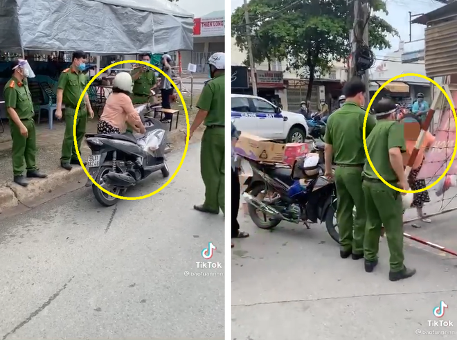 Không đeo khẩu trang, người phụ nữ phăm phăm đòi thông chốt cách ly để đi tìm con-1