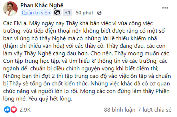 Vụ đề ôn tập giống đến 80% đề thật của Bộ GD-ĐT: Phó Hiệu trưởng lên tiếng thầy đau lắm, đọc đoạn tâm sự đầy nước mắt-2