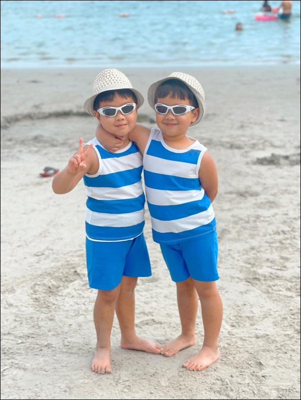 Bà xã Baggio không ép&nbsp;2 quý tử sinh đôi theo nghệ thuật như bố, không biến con thành máy kiếm tiền cho bố mẹ-3