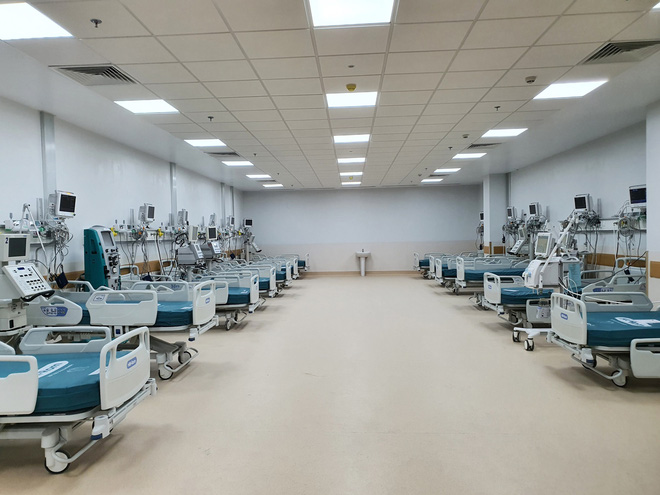 Ảnh: Bên trong Trung tâm Hồi sức Covid-19 với 1.000 giường, chuyên trị những ca bệnh nguy kịch tại TP.HCM-7