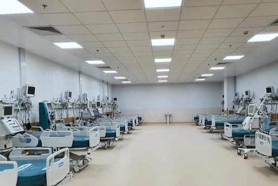 Ảnh: Bên trong Trung tâm Hồi sức Covid-19 với 1.000 giường, chuyên trị những ca bệnh nguy kịch tại TP.HCM