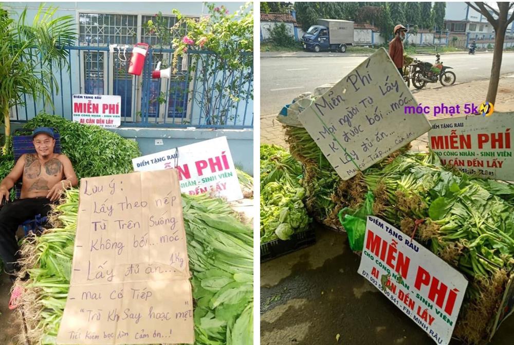 Bị bạn mắng vì không tranh thủ hốt bạc giữa mùa dịch, anh xăm trổ bán rau giá rẻ có màn đáp trả khiến ai cũng nể-2
