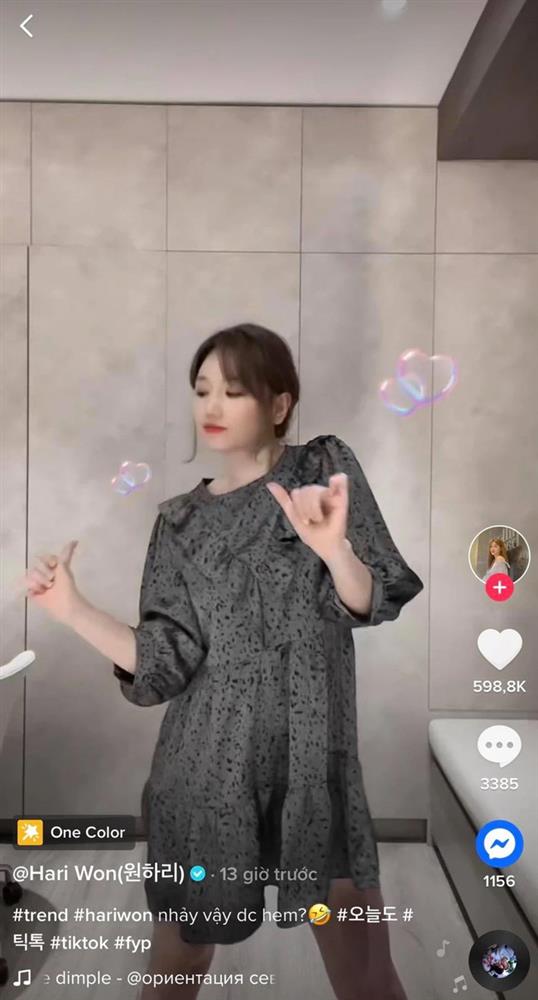 Hari Won ngầm lên tiếng về nghi vấn mang bầu chỉ bằng hành động này?-2