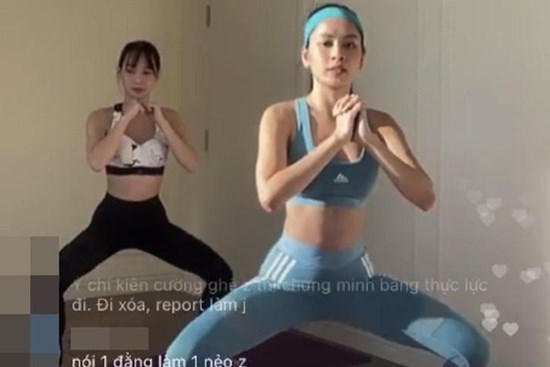 Không hát hò gì, Chi Pu hướng dẫn tập cơ bụng mà cũng bị mắng xối xả