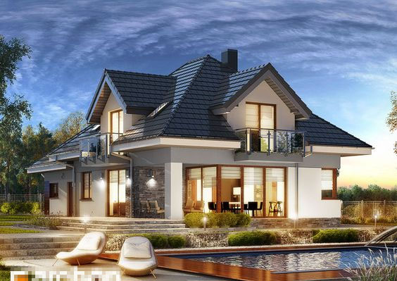 Những mẫu nhà 2 tầng vùng nông thôn đẹp suất sắc cho cuộc sống yên ả, thanh bình đáng mơ ước-13