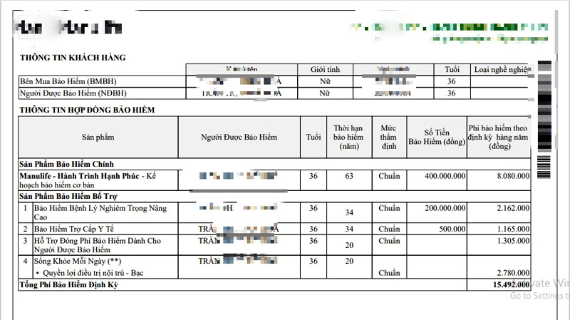 Bỏ 55 triệu/năm mua bảo hiểm, thiệt đau vì theo không nổi, bỏ không xong-1