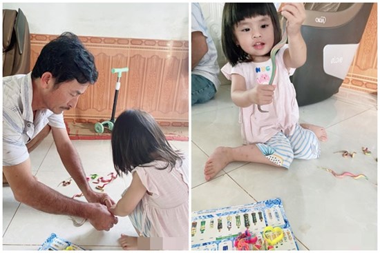 Nghỉ dịch ở nhà, bé gái cùng ông đem đất nặn ra chơi, nhìn thành phẩm mà dân mạng té xỉu