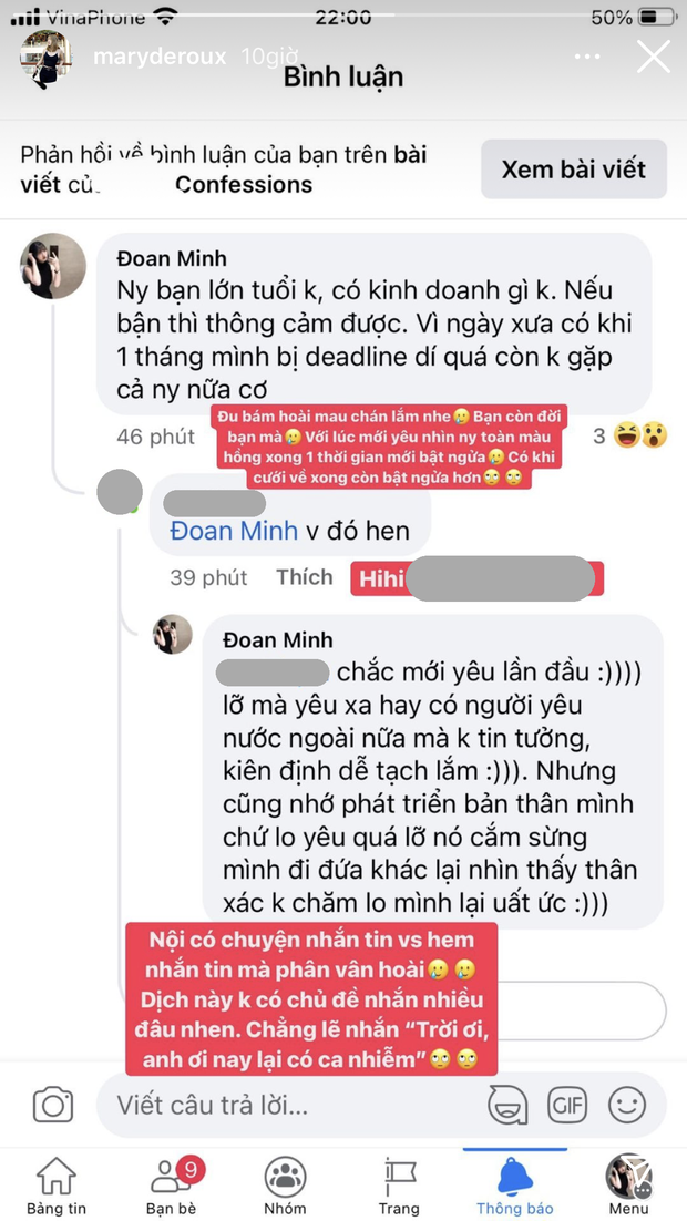 Cô gái có 12 mối tình, đi show hẹn hò tìm bạn trai cho tiền đầu tư tiếp tục thu hút sự chú ý khi tư vấn tình cảm dạo cho netizen-2