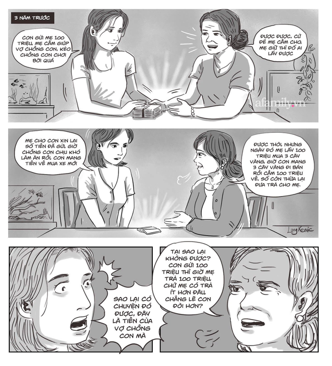 Nhờ mẹ chồng giữ hộ 100 triệu, 3 năm sau đòi lại, bà đưa ra yêu cầu sốc óc làm tôi chưng hửng-1