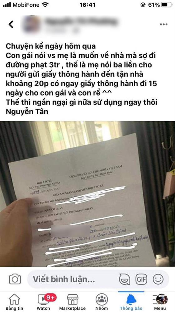 TP.HCM: Xử phạt giám đốc HTX môi trường ký giấy thông hành cho con gái để đi lại tự do-2
