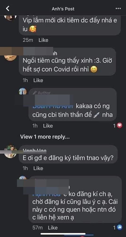 Cô gái lên Facebook khoe được ông ngoại xin cho xuất tiêm vắc xin ưu tiên: Giám đốc bệnh viện rất buồn-3