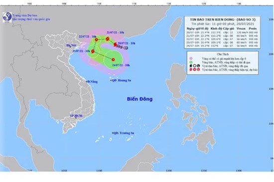 BÃO SỐ 3: Giật cấp 12, tăng giảm cấp 