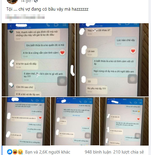 Chồng ra sức đong đưa người yêu cũ trong khi vợ bầu bí, tiểu tam tỏ vẻ cành cao” nhưng câu cuối đã lộ hết bản chất-1