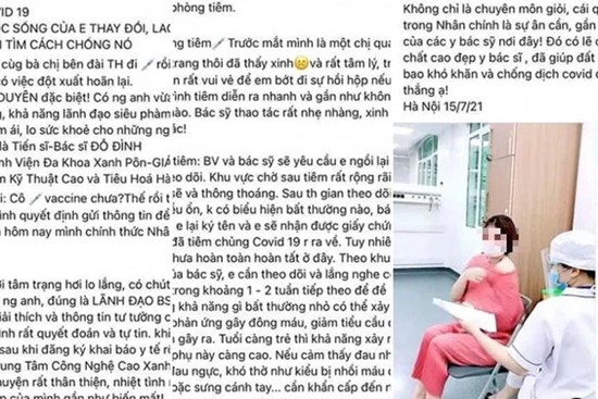 Thêm người phụ nữ khoe được tiêm vaccine Covid-19 nhờ 