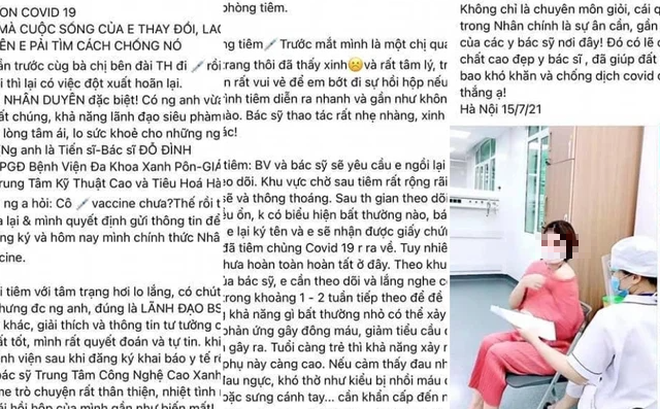 Thêm người phụ nữ khoe được tiêm vaccine Covid-19 nhờ người anh là lãnh đạo Bệnh viện Xanh Pôn-1