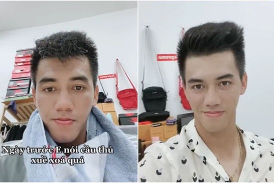 Chẳng mấy khi Tiến Linh đu trend nhưng biến hình kiểu gì mà trước sau như một vậy trời?