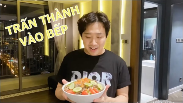 Hari Won vụng về bếp núc, Trấn Thành lại&nbsp;nấu ăn siêu ngon, nghỉ dịch ở nhà trình nấu nướng càng lên tay-6