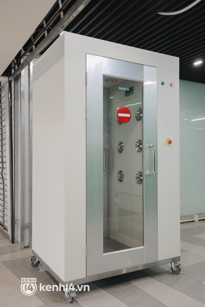 Cận cảnh bệnh viện dã chiến số 5 tại Thuận Kiều Plaza trước ngày hoạt động-10