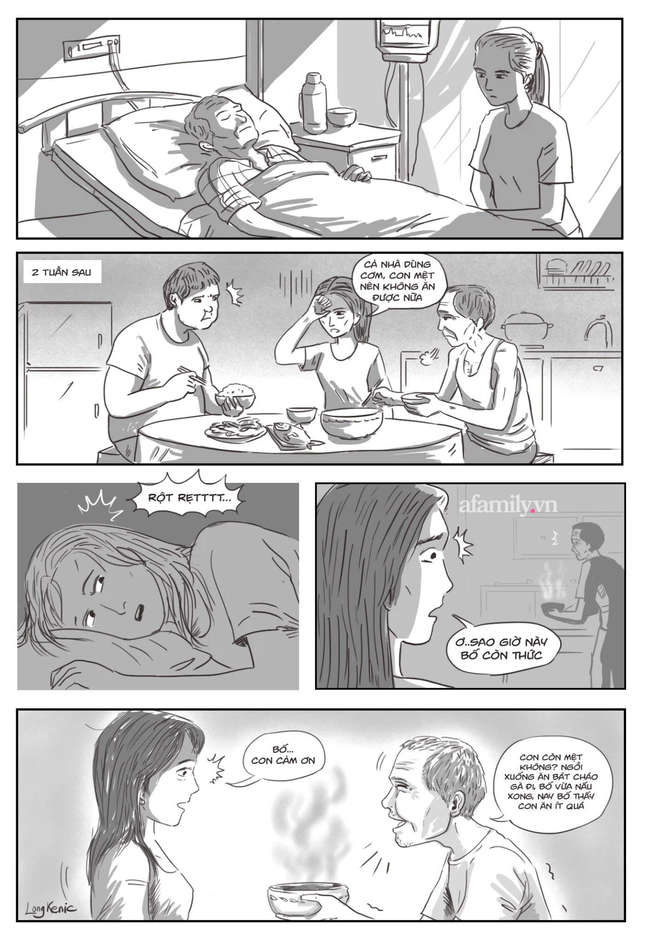 Nửa đêm, nghe có tiếng động lạ dưới bếp, tôi hốt hoảng chạy xuống và nghẹn ngào khi bố chồng đưa cho một bát cháo gà-1