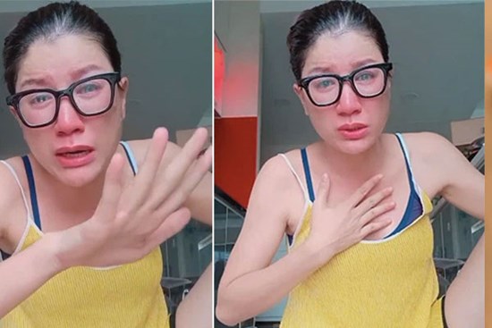 Trang Trần òa khóc khi bị chê bai chuyện làm từ thiện, hứa in rõ sao kê ngân hàng