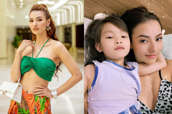 Mê tít biểu cảm của con gái Jennifer Phạm khi thấy mẹ quay mình, đỉnh nhất là vẻ xinh đẹp đúng chuẩn con Hoa hậu-4
