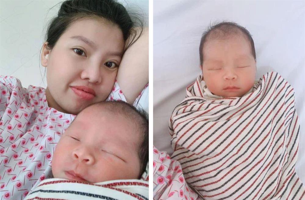 Cô Thị Nở Kim Phượng chính thức hạ sinh em bé thứ 2 với chồng sau, khuôn mặt em bé kháu khỉnh bất ngờ-1