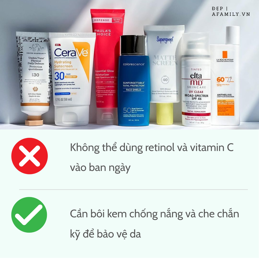 5 sai lầm khi sử dụng retinol và vitamin C khiến da sạm nám và lão hóa không phanh-5