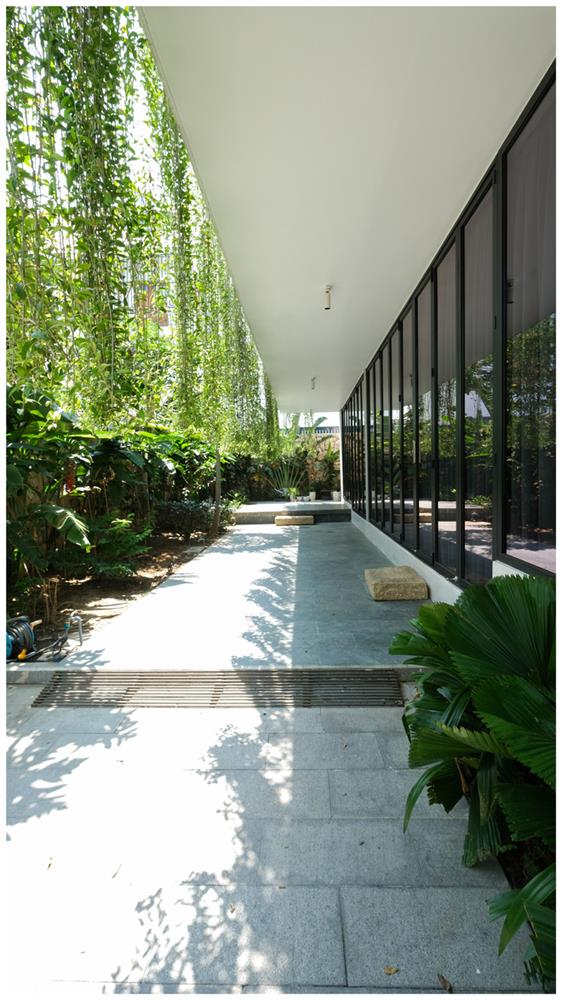 Ở đây có căn biệt thự nhiệt đới ngập cây xanh, bước vào bên trong càng wow hơn nữa vì không gian chill hệt như resort-4