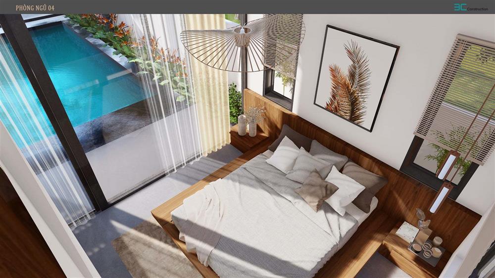 Nhà vườn 3 mặt thoáng, mở cửa là đắm chìm vào hồ bơi xanh mát-19