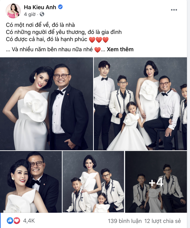 Hà Kiều Anh kỉ niệm 14 năm ngày cưới sau ồn ào công chúa triều Nguyễn, visual cả nhà đỉnh chóp” nhưng có 1 điều gây tiếc nuối!-1