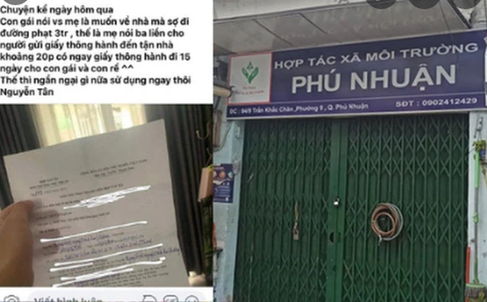 Trần tình của Giám đốc HTX ký giấy thông hành cho con gái khi giãn cách ở TP.HCM-1