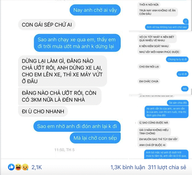 Vợ lao đi giữa cơn mưa tầm tã, chồng lái ô tô đèo cô gái có thân phận đặc biệt lướt qua và cái kết xứng đáng-1