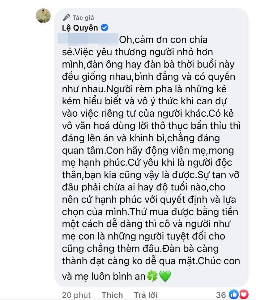 Lệ Quyên chê anti-fan vô văn hóa, thô tục bẩn thỉu, chuyện gì khiến cô gay gắt thế này?-2