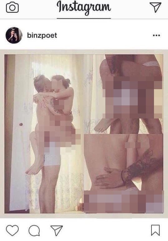 Xôn xao loạt hình ảnh giường chiếu được cho là của Binz-1