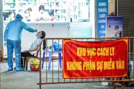 Sáng 25/7, Hà Nội phát hiện thêm 10 ca dương tính SARS-CoV-2 ở 6 ổ dịch