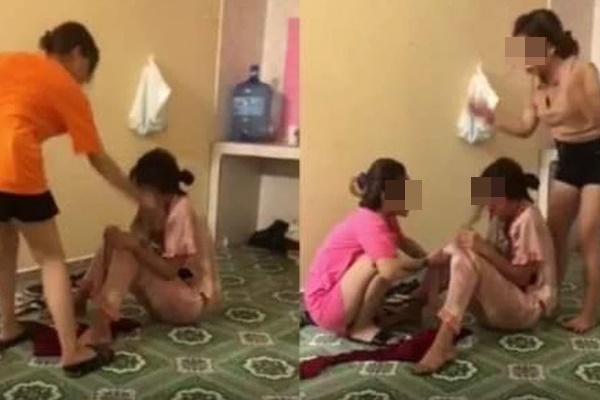 Thiếu nữ 15 tuổi bị bạn cùng làm quán karaoke lột đồ, tra tấn dã man ở Thái Bình-1