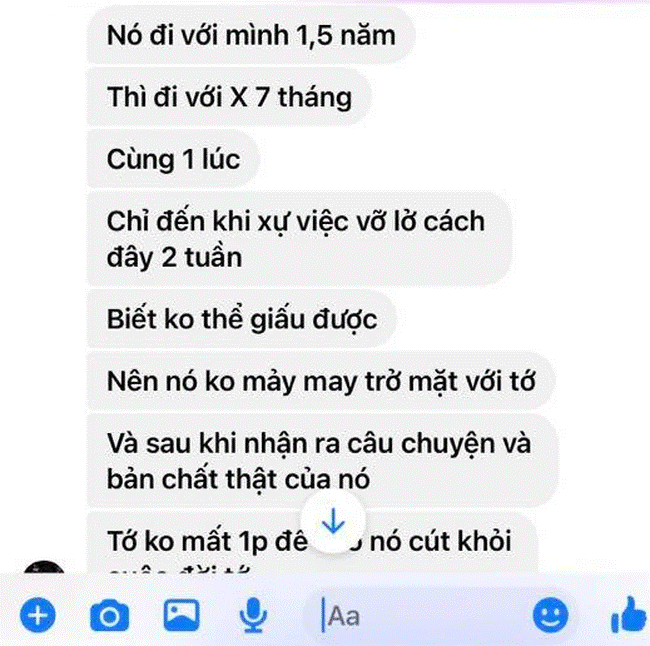 Phát hiện chồng dùng chung người tình với đàn ông khác kèm hàng loạt tin nhắn sởn gai ốc-5