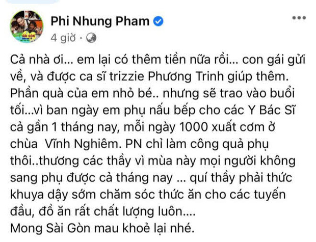 Tự hào khoe được con gái ở Mỹ gửi tiền về làm từ thiện, Phi Nhung bị antifan miệt thị là con lai liền đáp trả căng luôn-1