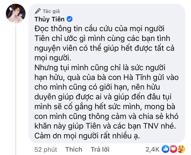 Công Vinh lên tiếng vạch rõ 2 điều quan trọng, Thuỷ Tiên tung bằng chứng dằn mặt” khi bị tố nhận vơ 100 tấn lương thực-3