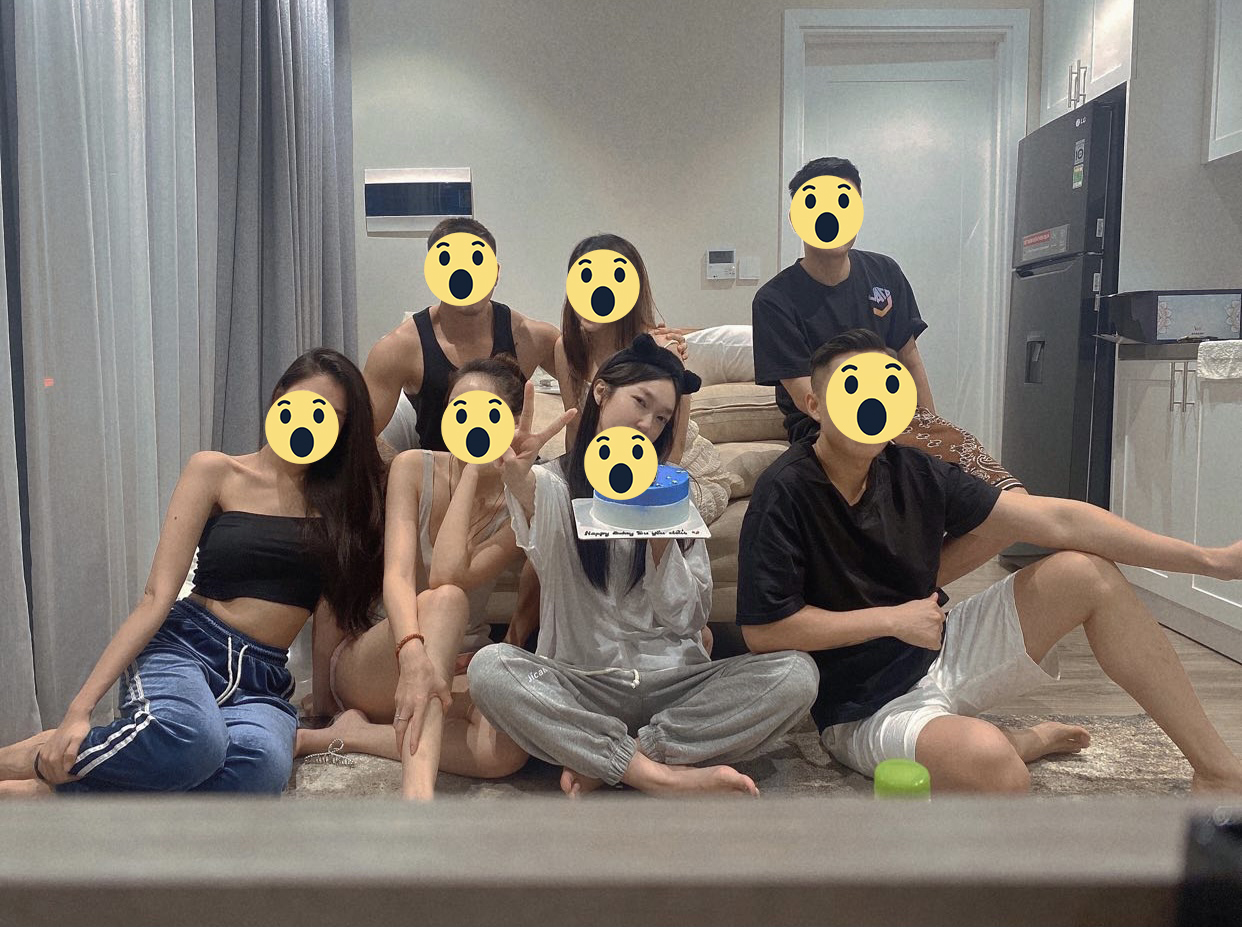 Cựu hot girl Hà Nội bất chấp Chỉ thị 16 vẫn tụ tập mừng sinh nhật, nghi vấn sử dụng bóng cười trong bữa tiệc-2