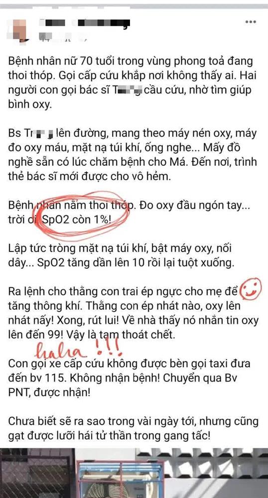 Một bác sĩ khoe nâng SpO2 bệnh nhân từ 1% lên 99%: Đây là điều không tưởng, nếu làm được đáng ghi vào y văn thế giới!-1